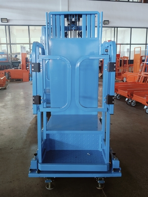 Einfach zu bewegen Semi-Elektrische Luft Stock Picker Lift mit Bule Farbe